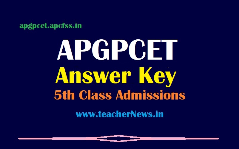 APBRAG CET Answer Key 5th Class 2022 (Out) Download AP Gurukul CET key 2022 Cutoff Mars, Result