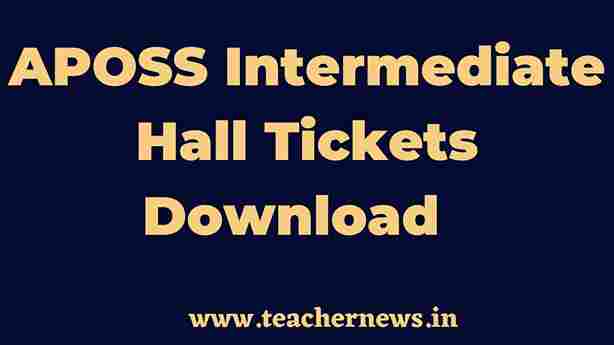 APOSS Intermediate Hall tickets Download