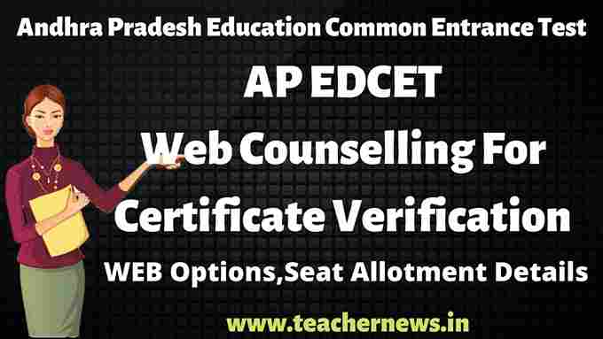 AP EdCET Web Counselling Dates 2023