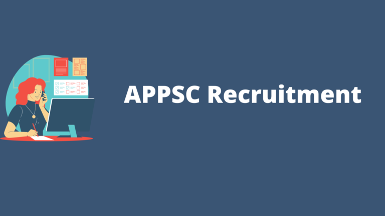 APPSC Recruitment