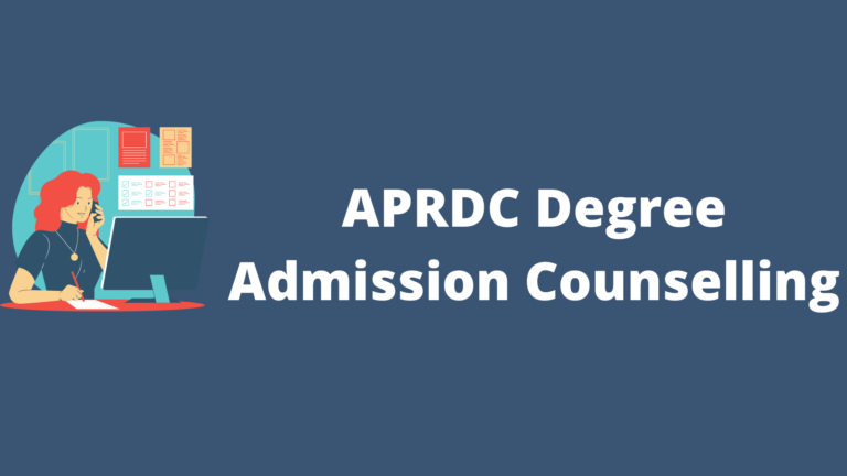 APRDC Degree Admission Counselling Certificates Verification Dates 
