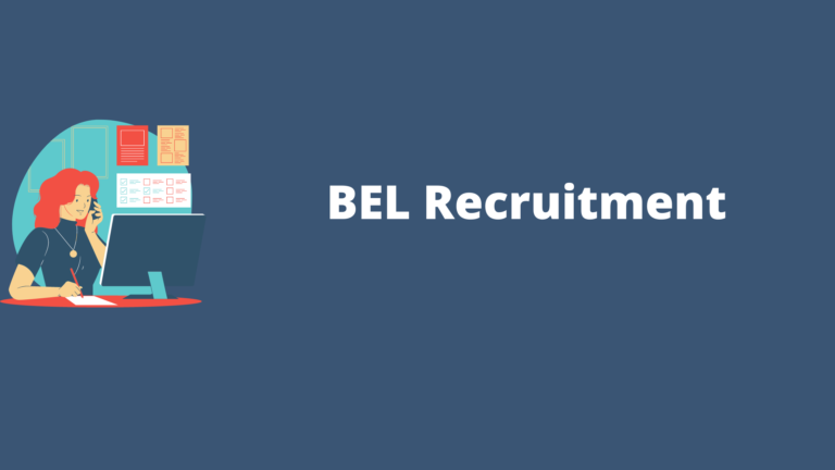 BEL Recruitment