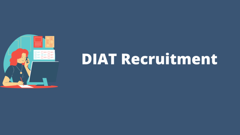 DIAT Recruitment