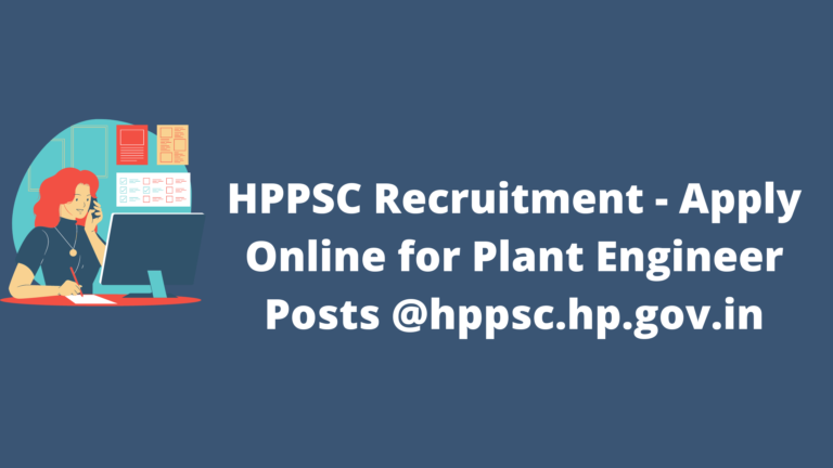 HPPSC Recruitment 2022