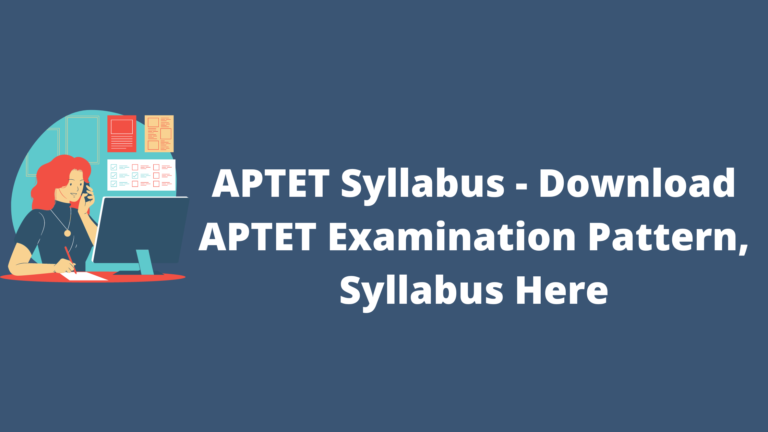 APTET Syllabus 2022