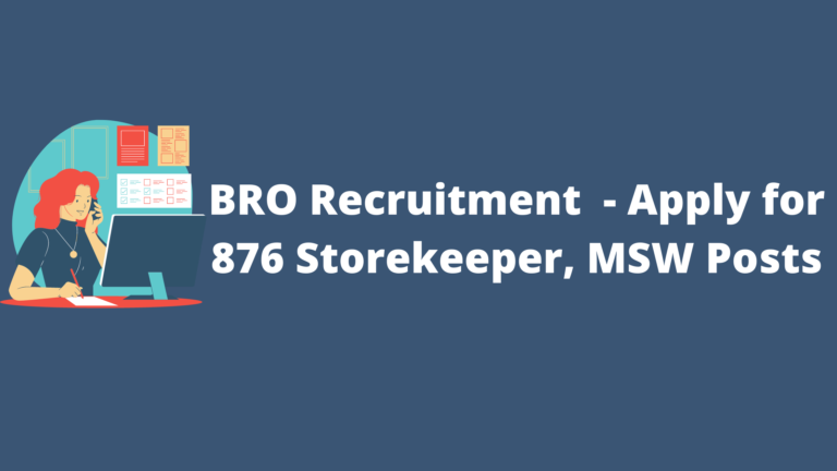 BRO Recruitment 2022 -