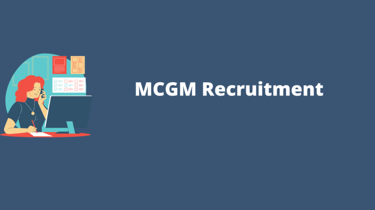 MCGM Recruitment