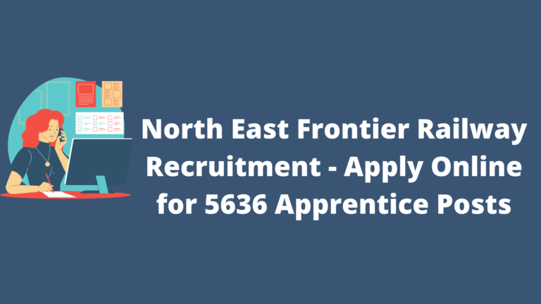 North East Frontier Railway Recruitment