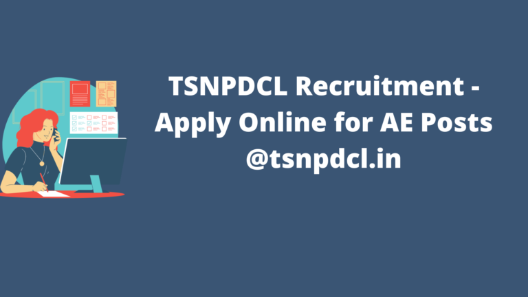 TSNPDCL Recruitment