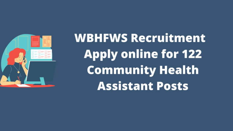WBHFWS Recruitment