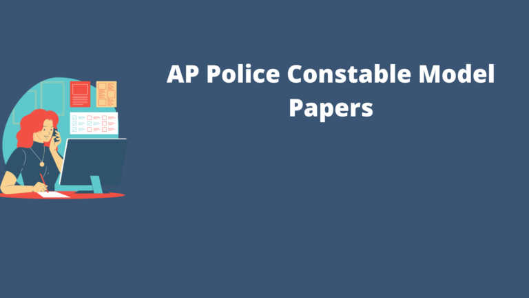 AP Police Constable Model Papers