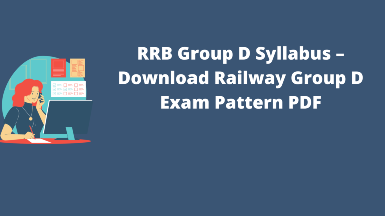 RRB Group D Syllabus