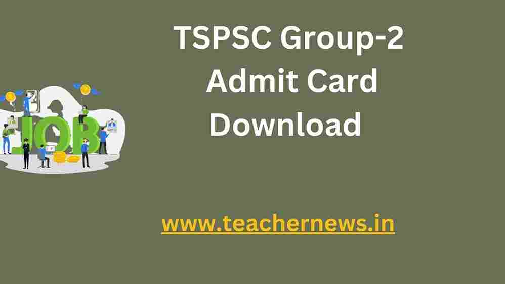 TSPSC Group-2 Admit Card