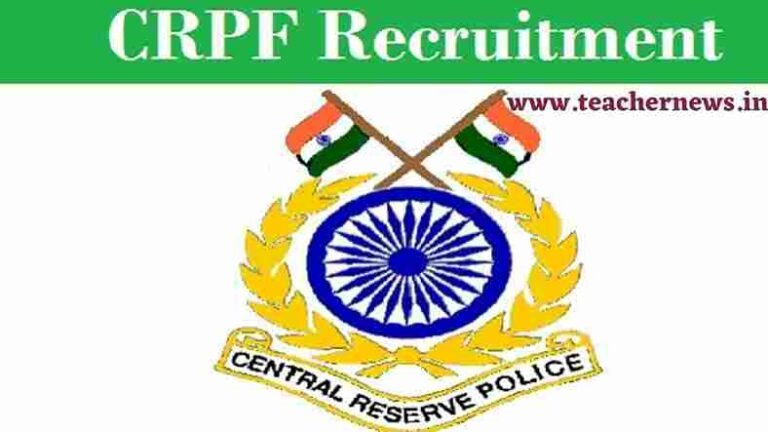 CRPF Recruitment 2023 Application