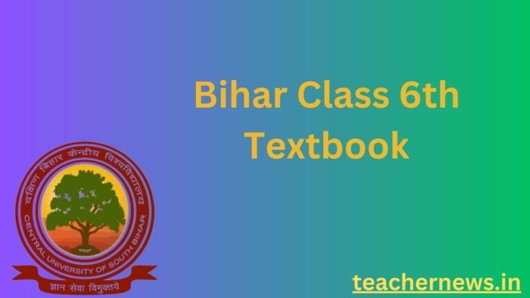 Bihar Class 6th Textbook