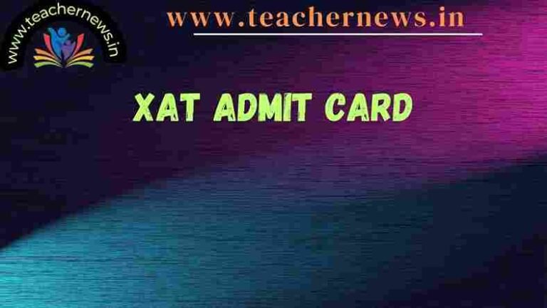 XAT Admit Card