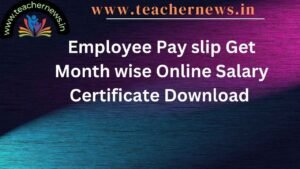 Employee Pay slip Get Month wise Online Salary Certificate Download ...