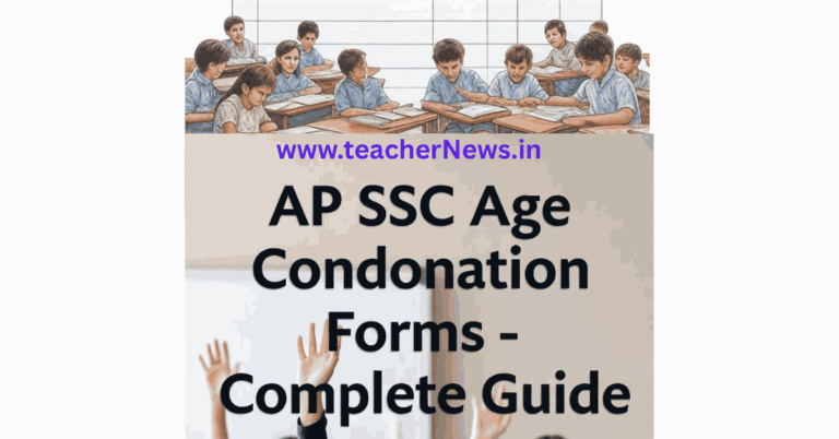 AP SSC Age Condonation Forms 2026 Complete Guide