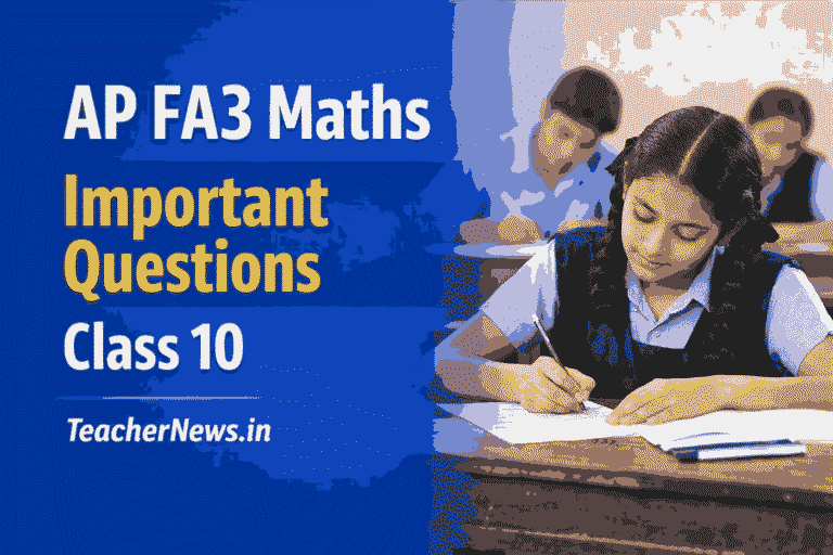 AP FA3 Maths Important Questions – Class 10 (Most Expected)- 2026
