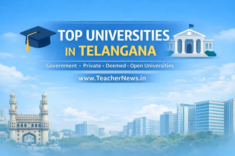 Top Universities in Telangana 2026 – Trusted, Official & Best Ranked Colleges
