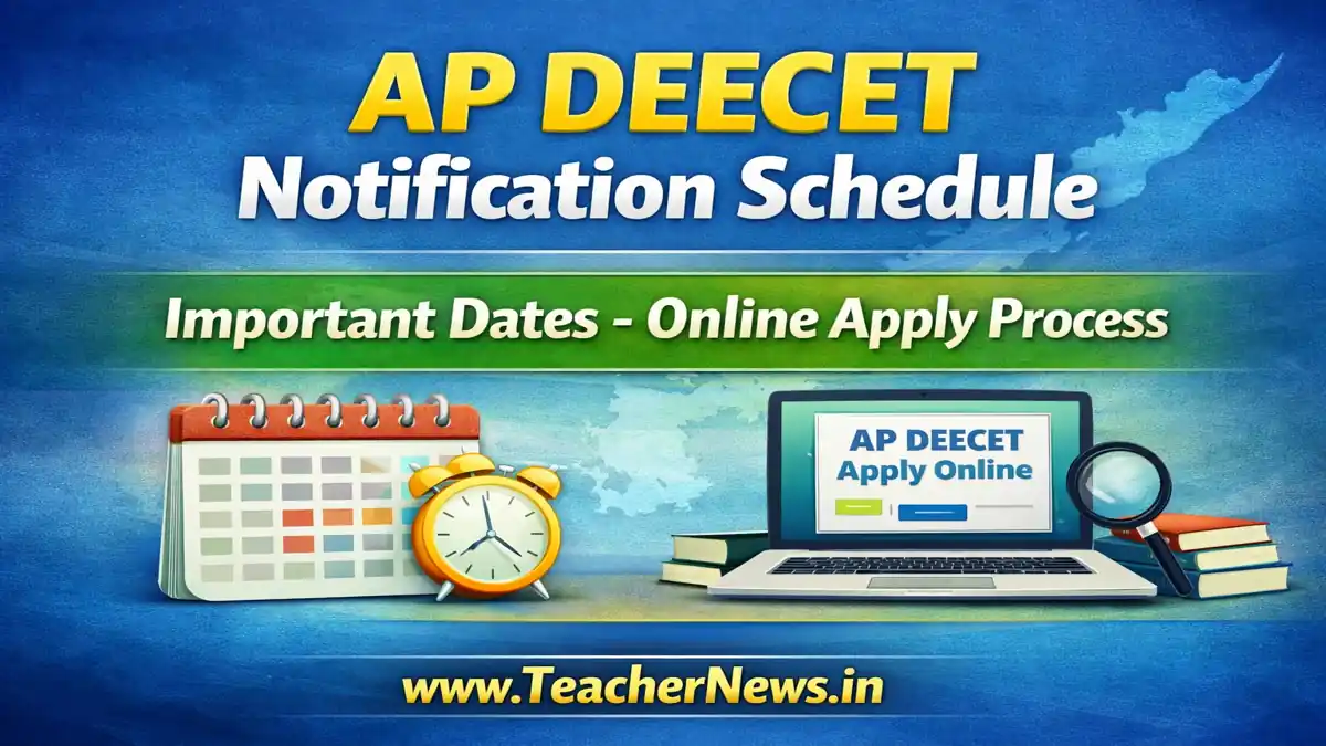 AP DEECET Notification Schedule 2026 Complete Guide