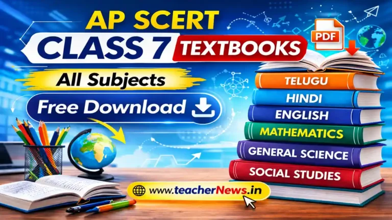 AP SCERT Class 7 Textbooks PDF Free Download – All Subjects 2026