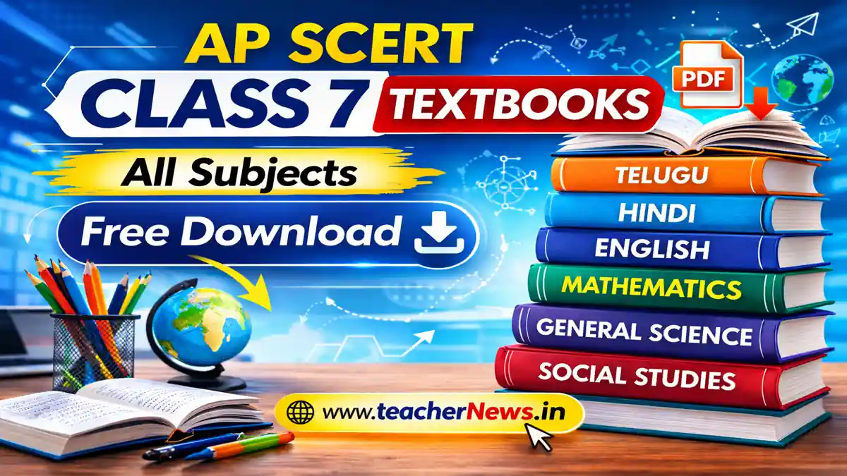 AP SCERT Class 7 Textbooks PDF Free Download – All Subjects 2026