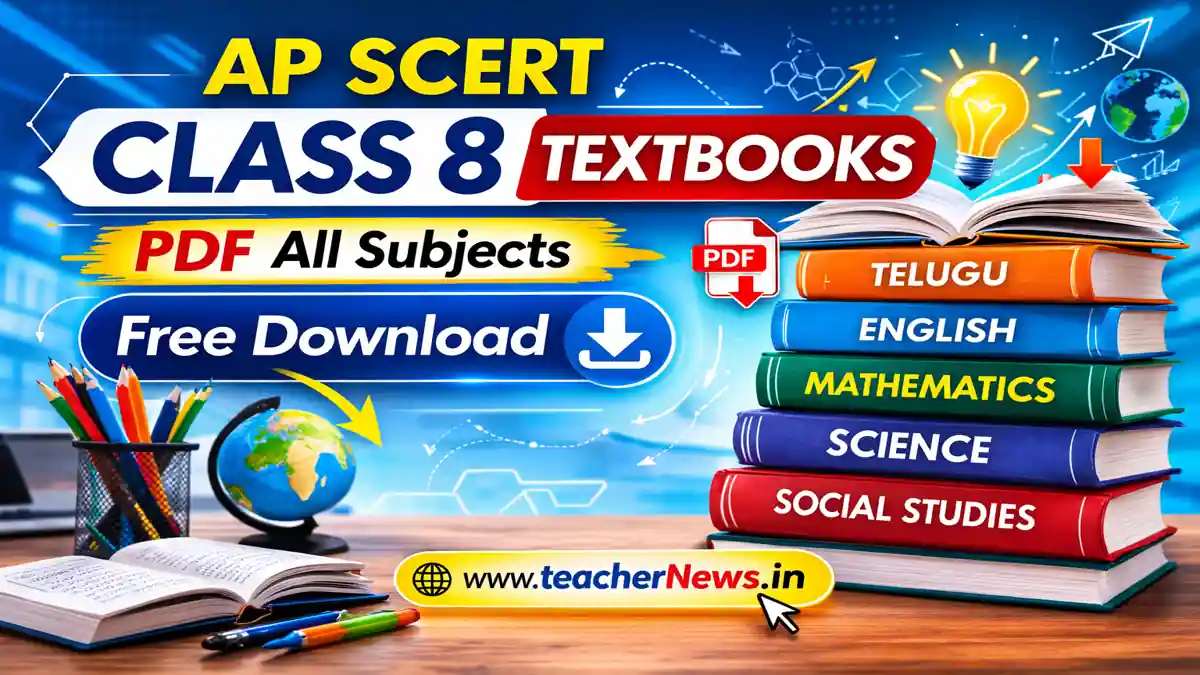 Download AP SCERT Class 8 Textbooks PDF – All Subjects Free 2026