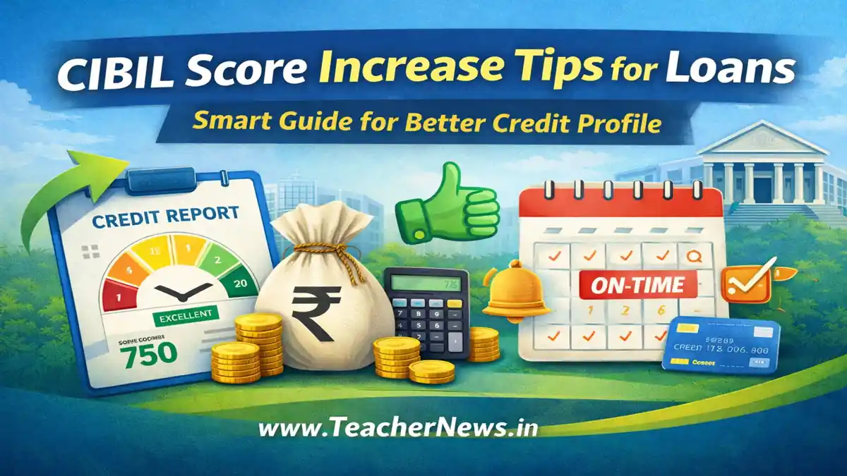 CIBIL Score Increase Tips for Loans 2026 – Smart Guide for Better Credit Profile
