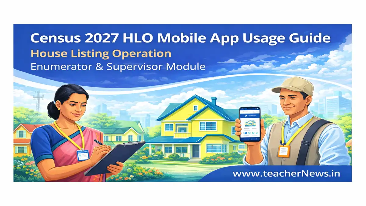 Census 2027 HLO Mobile App Usage Guide for House Listing Operation