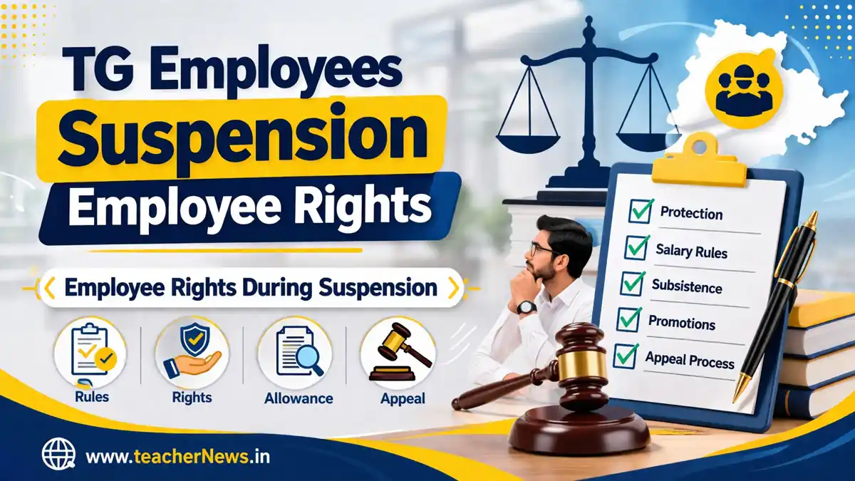 TG Employees Suspension Employee Rights 2026 – సస్పెన్షన్ లో ఉద్యోగి హక్కులు పూర్తి వివరాలు