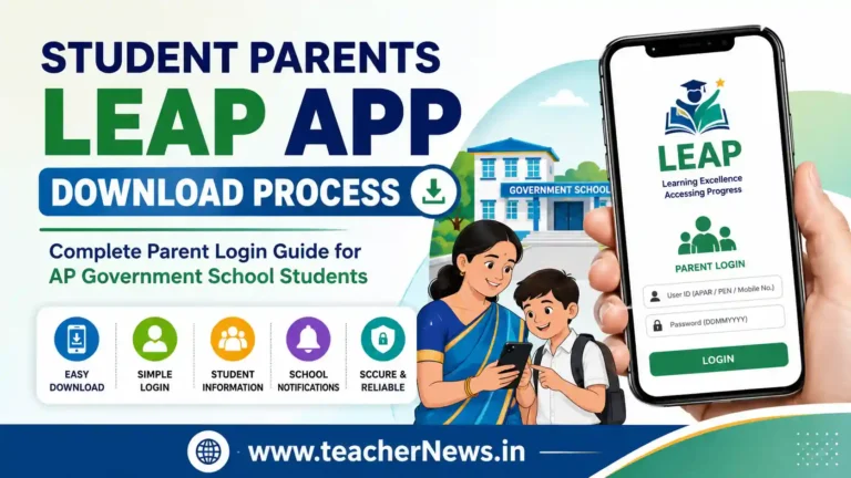 Student Parents LEAP App Download Process 2026 – Complete Parent Login Guide for Government School Students 