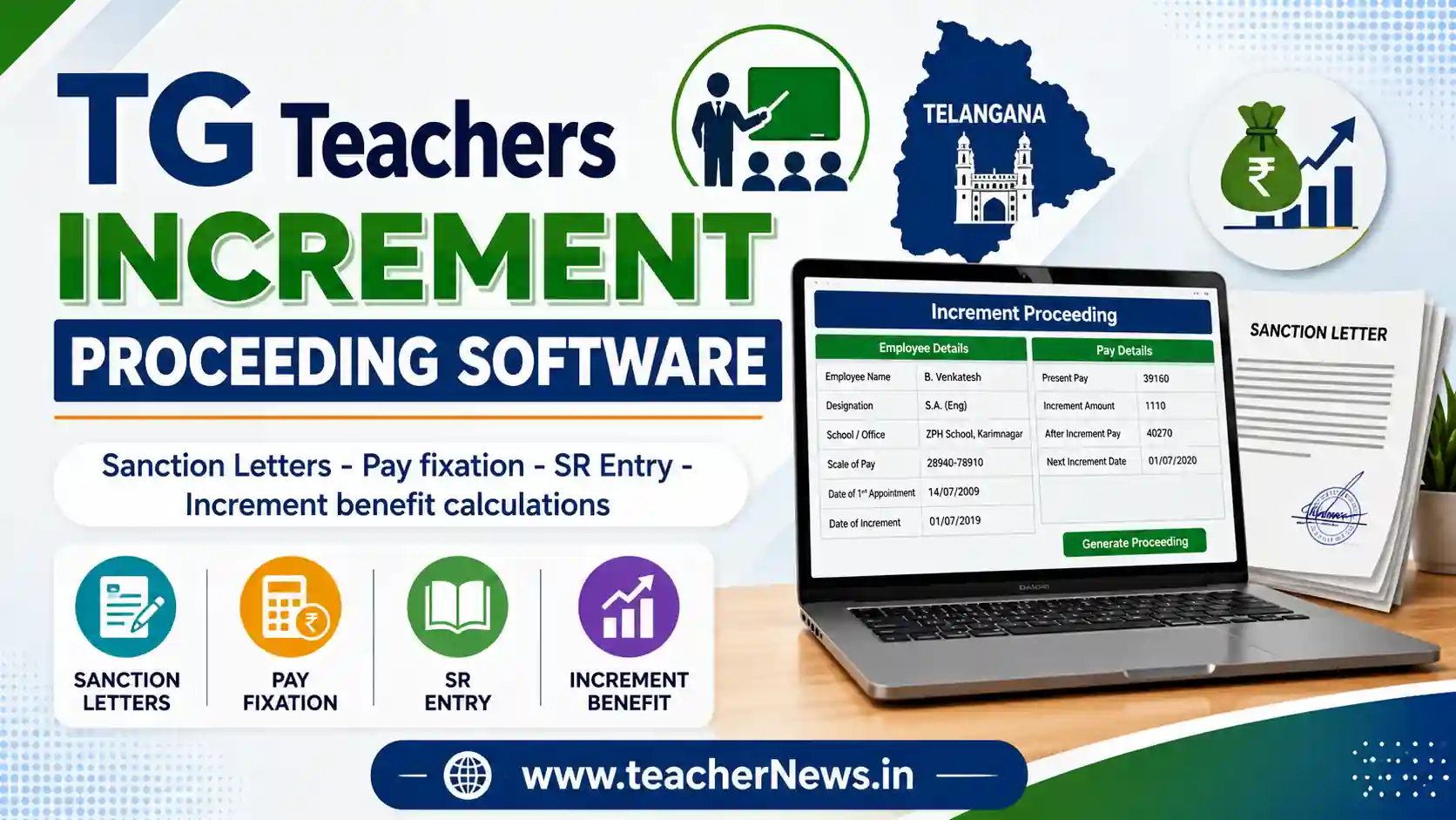 TG Teachers Increment Proceeding Software 2026 – Complete AGI Proceeding Guide for Telangana Teachers & Employees