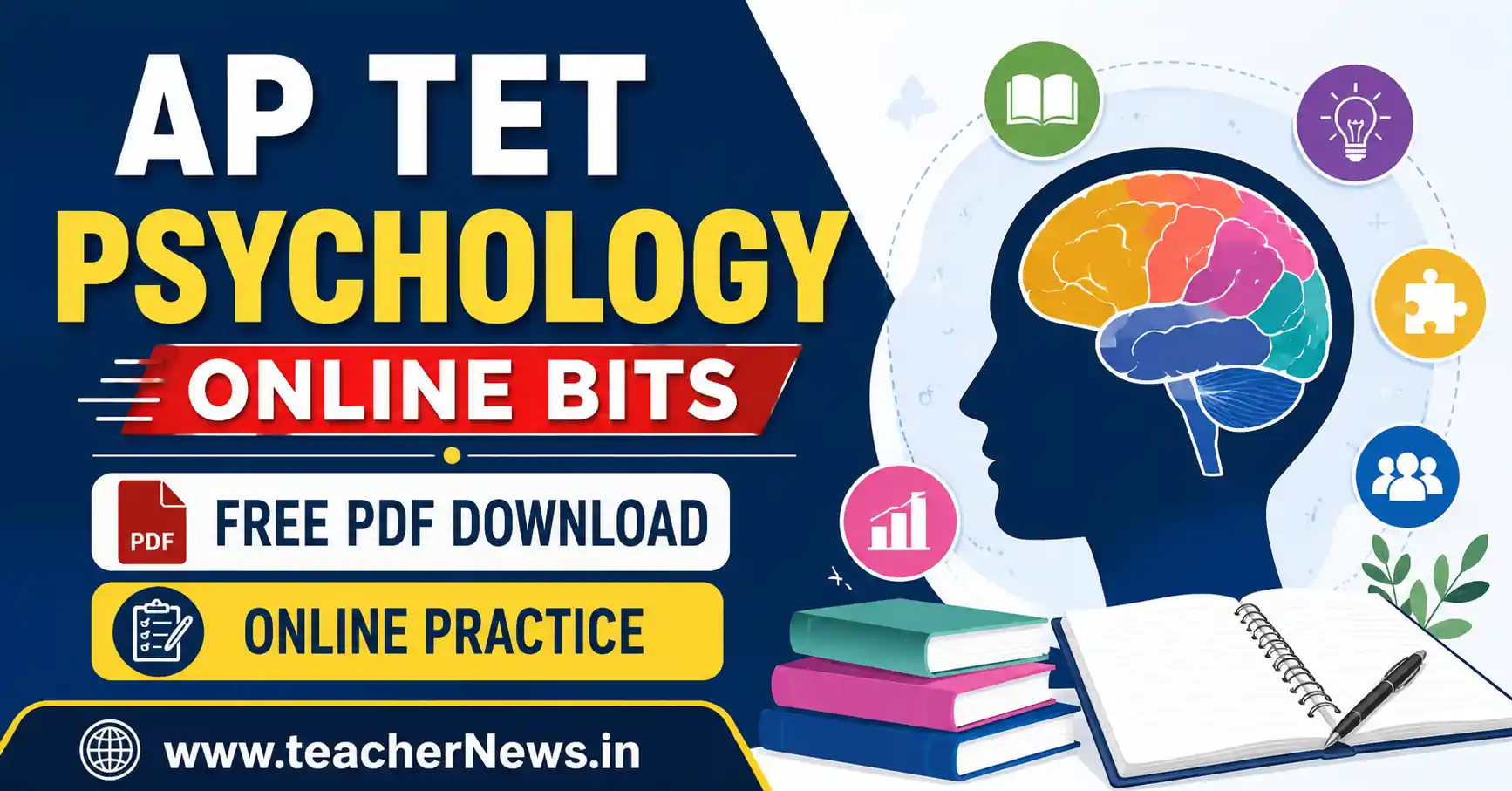 AP TET Psychology Online Bits PDF Free Download – Online Practice Questions for AP TET & DSC