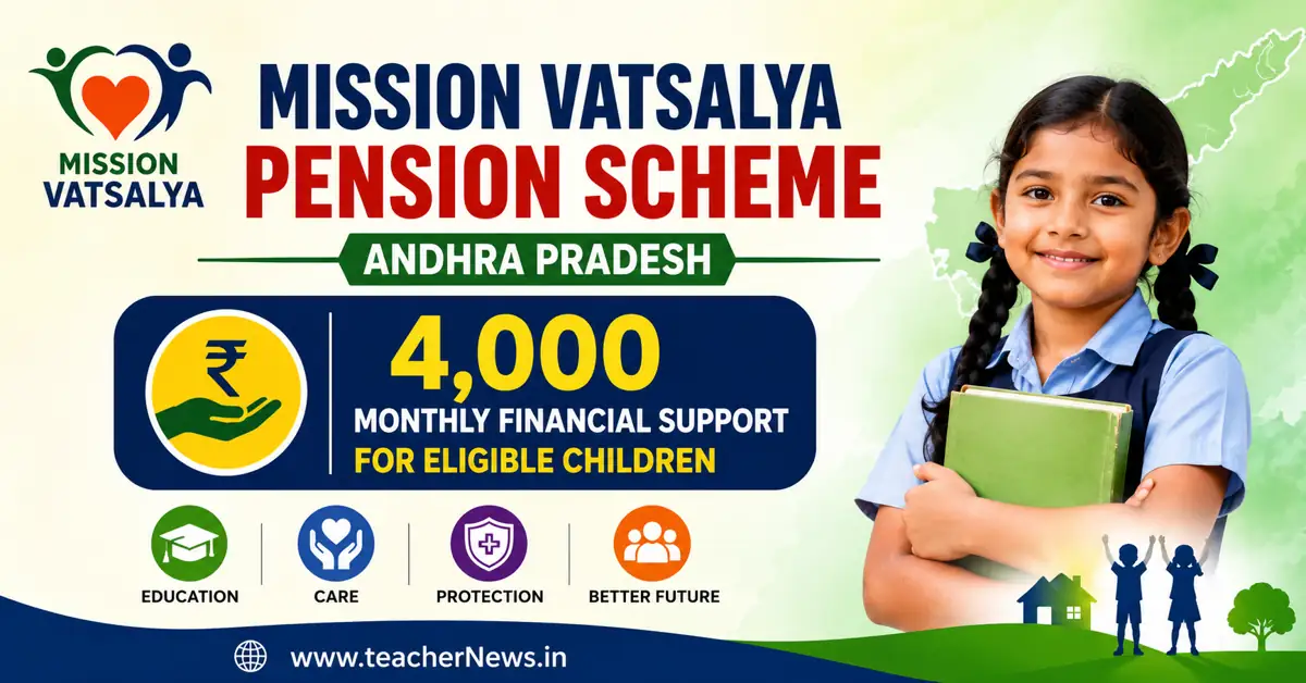 Mission Vatsalya Pension Scheme Andhra Pradesh – ₹4,000 Monthly Financial Support for Eligible Children