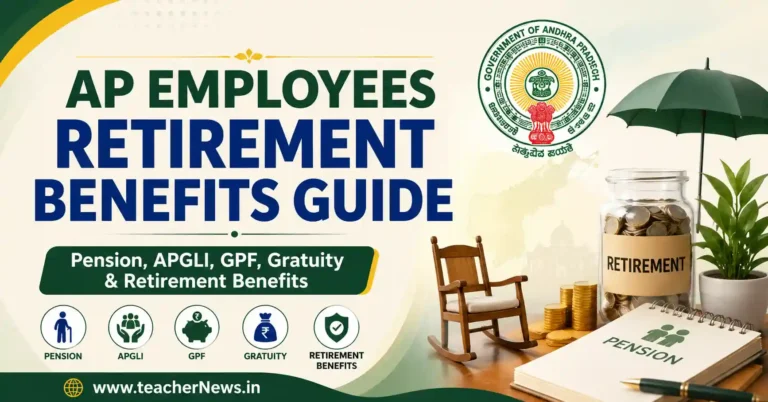 AP Employees Retirement Benefits Guide 2026 – Pension, GPF, Gratuity & Retirement Benefits