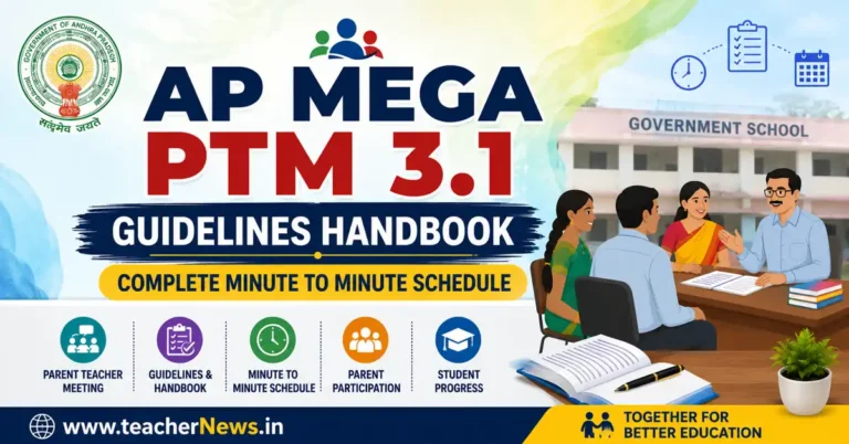 AP Mega PTM 3.1 Guidelines Handbook 2026 | Complete Minute to Minute Schedule