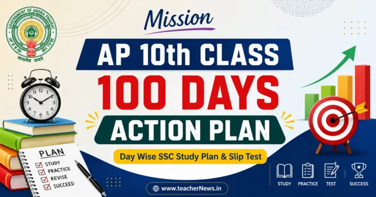 Mission AP 10th Class 100 Days Action Plan 2027 PDF Download | Day Wise SSC Study Plan