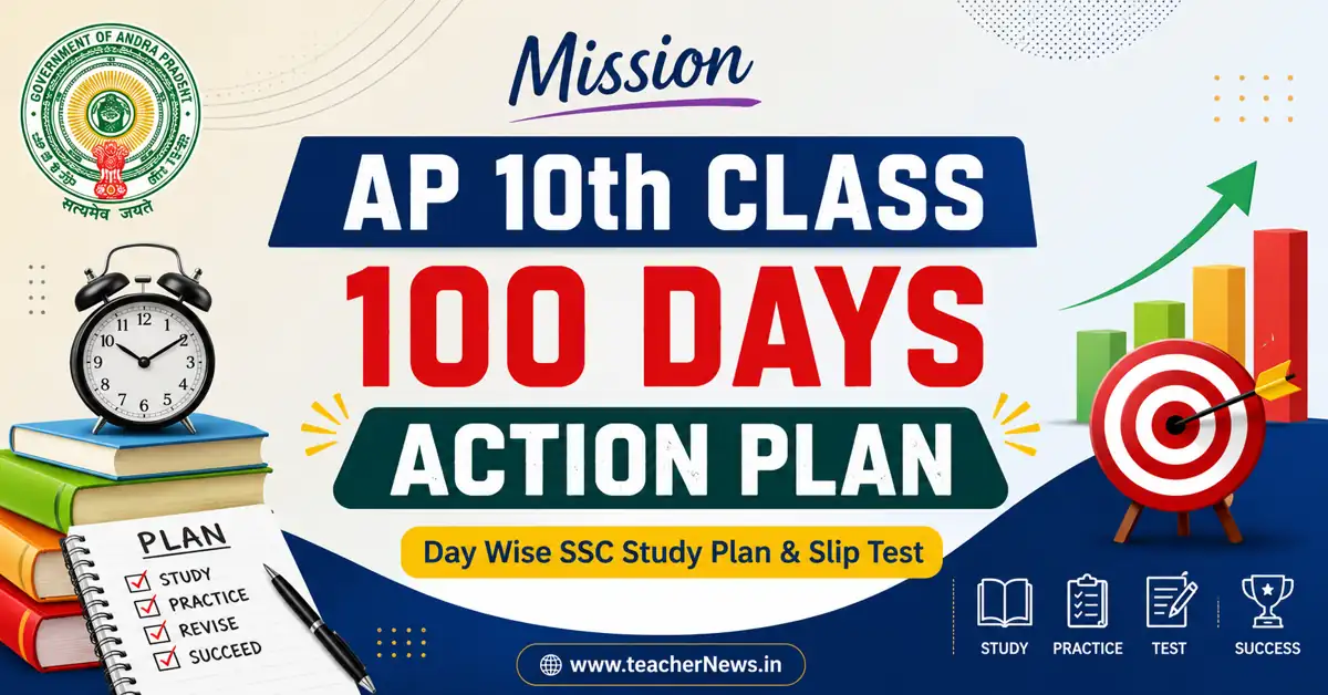 Mission AP 10th Class 100 Days Action Plan 2027 PDF Download | Day Wise SSC Study Plan