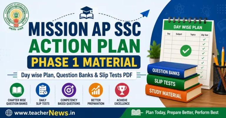Mission AP SSC Action Plan Phase 1 Material 2027 PDF Download Question Banks & Slip Tests
