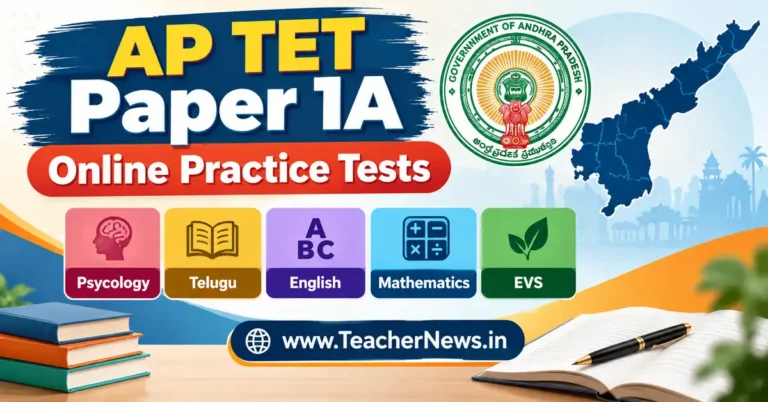 AP TET Paper 1A Online Practice Tests 2026 – 630 Questions, Easy & Complete Guide
