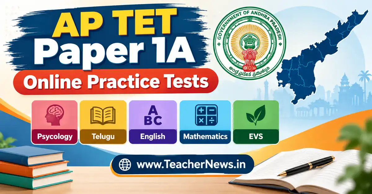 AP TET Paper 1A Online Practice Tests 2026 – 630 Questions, Easy & Complete Guide